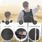 35L Foldable Waterproof Backpack For Outdoor Sports Travel Inside Wet Clothes Compartment Packable For Multiple