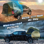 Truck Bed Tent, Waterproof PU3000mm Pickup Truck Tent for Camping Bed, 2-3 Person Sleeping Truck Tent, Portable for Car Camping