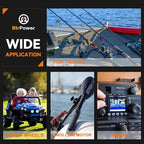 12V 30Ah LiFePO4 Battery,5000+ Deep Cycle Lithium Battery,Low-Temperature Protection,30A BMS,for Fish Finder, Trolling Motor, Kids Scooters, Power Wheel Chair,Boat, RV, etc