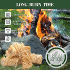36PCS Fire Starter-Natural Fire Starters for Campfires, BBQ, Fireplaces, Barbecues, Chimneys, Fire Starters for Pizza Ovens, Fireplaces, Grills and Other Scenarios, Charcoal Starters