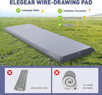 Elegear Camping Sleeping Pad with Multi-Function Electric Pump, 4’’ Ultra-Thick & 1100lb Ultra-Support Camping Air Mattress, Durable Sleeping Pad for Camping/Hiking/Tent/Home/Car Travel