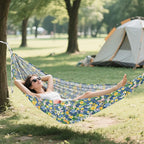 Beauty Spring Flowers Hammocks for Camping Backyard Hammock for Camping Travel Accessories