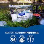 Backpacker's Pantry Mango Sticky Rice - Freeze Dried Backpacking & Camping Food - Emergency Food - 8 Grams of Protein, Vegan, Gluten-Free - 6 Count