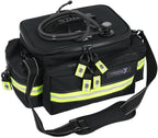 Lightning X Products Lightning X Mid-Sized First Responder EMT Bag | LXMB25 Fully Stocked w/ 240+ Aid, EMS & Trauma Supplies - Black