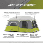 Core 9 Person Instant Cabin Tent - 14' x 9', Green (40008)