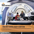 Offroading Gear Inflatable Truck Bed Air Mattress | 6ft to 6.5ft Truck Box | Trekway | Converts to Full Double Size Bed | Durable and Waterproof Compatible with F150, Ram, Supercrew, etc.