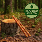 Greenes Fence Fatwood Fire Starter – 25 LB Box – 100% Natural Pine Resin Kindling – Chemical-Free All-Weather Fire Starting Sticks for Fireplaces, Campfires, Wood Stoves & Grills
