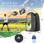 Sports Pod, Kilindeer Pop Up Weather Tent for 1 Person – Portable All-Weather Shelter with Clear TPU Panels, Instant Setup for Outdoor Events, Camping, Hiking, Wind & Rain Protection