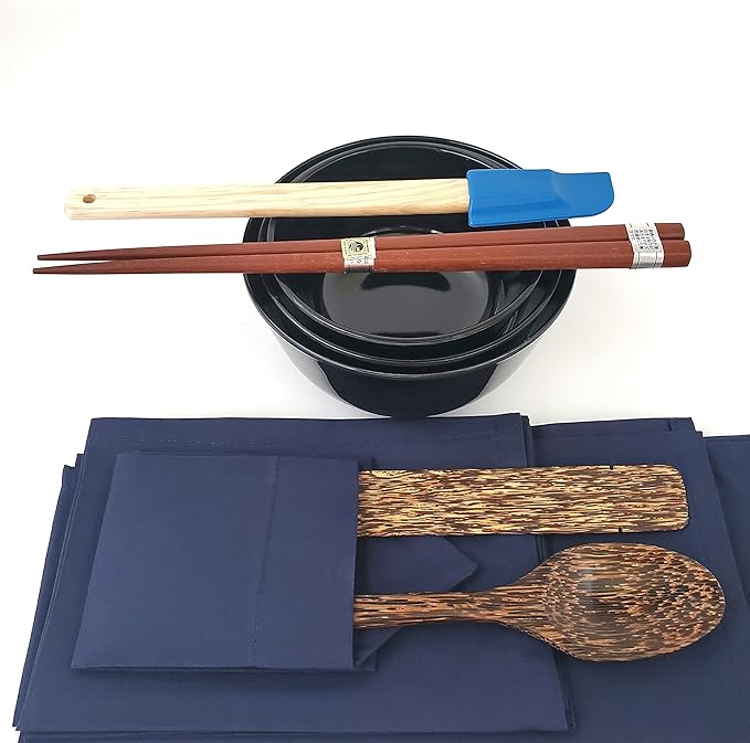 Still Sitting Oryoki Bowl Set (Navy Blue)