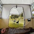 REDCAMP Canopy Camping Tent for Pop Up Canopy Tent, Inner Tent Converts Straight Leg 10'x10' or 10'x20' Canopy into Camping Tent, Fits 4-6 Person(Frame/Shelter NOT Included)