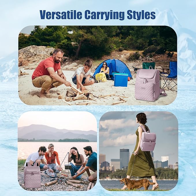 Backpack Coolers Insulated Leak Proof for Women Men, 35 Cans Large Capacity Waterproof Cooler Backpack, Soft Portable Cooler Bag for Beach Travel Camping Picnic Work