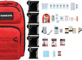 QK 5-Person, 72hr Prepared Survival Kit for Disaster Preparedness - Emergency Go Bag with Food and Water, First Aid, and Preparedness Tools. Emergency Kit for Earthquakes and Other Disasters.