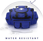 ASA TECHMED First Aid Responder EMS Emergency Medical Trauma Bag Deluxe, Blue