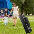 10 x 10 x 66in Canopy Roller Bag for Pop Up Canopy Tent with Sturdy Handles and Pocket, Wheeled Storage Bag for 10 x 10 Canopy Tent, Tent Bag Replacement Part, 800D Waterproof Oxford Fabric