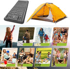 Camping Mattress,Built-in Foot Pump Waterproof Outdoor Gear | Backpacking Sleeping Pad,for Backpacking Tent Hiking Traveling Beach