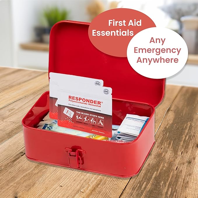 Responder First Aid Powder- FDA Cleared for Wound Care,Plant-Based,Instantly Stops Bleeding for Cuts, Scrapes and Survival Equipment