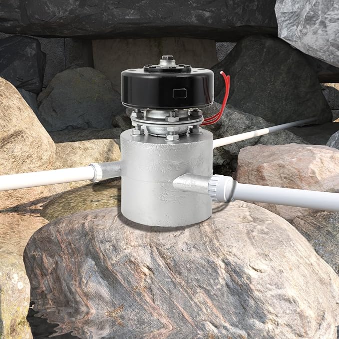 Three-Phase AC Hydro Generator, 3-Inlet Portable Water Turbine, Micro Hydroelectric Generator for Off-Grid Living, Camping, Emergency Power Supply，1000W 220V