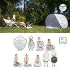 Babymoov Anti-UV Provence Baby Tent UPF 50+ Sun Protection with Pop Up System for Easy Use & Transport (Summer 2025 Edition)