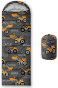 Kids Sleeping Bag for Boys Girls,Checkerboard Cat Print-Lightweight Warm Portable Outdoor Indoor-Waterproof Cold Weather Resistant Sleeping Bag for Camping Hiking