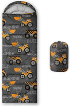 Kids Sleeping Bag for Boys Girls,Checkerboard Cat Print-Lightweight Warm Portable Outdoor Indoor-Waterproof Cold Weather Resistant Sleeping Bag for Camping Hiking