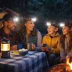 EverBrite LED Headlamp, 4 Lighting Modes, Pivoting Head with Adjustable Headband, IPX4 Water Resistant Perfect for Running, Camping, Hiking, Christmas and Emergency, 3 AAA Battery Powered(5 Pack)