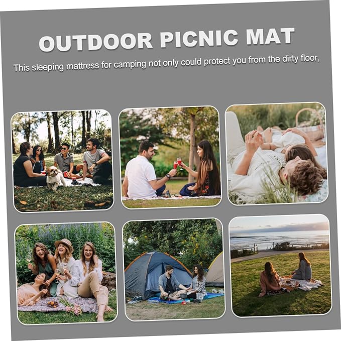 Folding Mat Pad Camping Sleeping Pads Aluminum Foil Camping Mat Foam Foil Blanket for Outdoor Sleeping