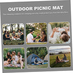 Folding Mat Pad Camping Sleeping Pads Aluminum Foil Camping Mat Foam Foil Blanket for Outdoor Sleeping