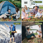 HiiPeak Sleeping Pad for Camping- Ultralight Inflatable Sleeping Mat with Built-in Foot Pump & Pillow, Upgraded Compact Camping Air Mattress for Tent, Backpacking, Hiking