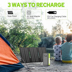 ZeroKor Portable Power Bank with AC Outlet, 65W External Battery Pack 23400mAh Portable Laptop Charger Portable Power Source Backup for Outdoor Tent Camping Home Office Smart Devices -Green