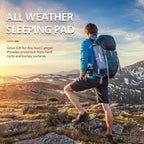 CAMULAND Sleeping Pad for Camping Backpacking Hiking 77.1" x 27.9" Self Inflating Mattress Ultralight Sleeping Mat Inflatable Air Bed