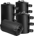 FRUITEAM Canopy Water Weight Bag, 88 LBS Water Tent Weights Set of 4, Weights for Tent Legs, Portable 4 Pack Weight Bags for Gazebo, Patio Umbrella, Pop Up Canopy, Carport, 10L Black