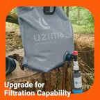 Uzima D-Prep Emergency Water Bag – 10L Collapsible Water Storage for Camping, Hiking, Survival, and Disaster Kits – Portable Water Storage Container