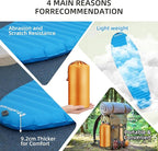 Ultralight Sleeping Pad for Camping, 74.8"x23.2" Camping Mat with Pump Sack Inflatable Sleeping Pads Compact for Camping Backpacking Hiking Traveling Tent