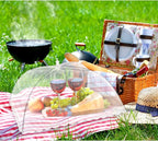 5 Pack Food Cover Tents, Food Covers for Outdoors, Mesh Cover, Reusable and Collapsible Outdoor Picnic Net for Parties Picnics, BBQs, Fruit Covers