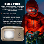 BLACK DIAMOND Astro 300 Headlamp | 300 Lumens Brightness | 3X AAA Battery Operated (Included) | Compact & Lightweight | Ops Dark Tan