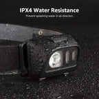 Lepro LED Headlamp Flashlights, 1500Lux Head Lamp with 6 Lighting Modes and Red Light, IPX4 Waterproof Headlamp for Camping Hiking Backpacking Fishing, Adjustable Headband Suit for Adults Kids 2 Pack