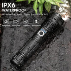 Rechargeable 99,000 High Lumens Flashlight - 2Pack Bright LED Flash Light with 5 Modes, Powerful Waterproof Handheld Lintera for Camping Home