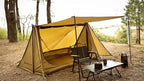 Hot Tent with Stove Jack – 4 Season Waterproof & Windproof Shelter for 1–4 People, Lightweight for Camping, Hiking, Hunting & Fishing