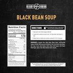 Ready Hour Black Bean Soup Case Pack – 20 Servings (5 Pouches) – Freeze-Dried Meals, Emergency Food Supply, Long Term Storage, Prepper Pantry, Instant Beans, Shelf Stable