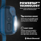 BLACK DIAMOND Storm 500-R Rechargeable Headlamp | 500 Lumens Brightness | Micro-USB Charging | Waterproof & Compact | Camping, Hiking, Running | Azul