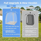 All Weather Proof Pod Sports Tent,Outdoor Weather Tent Sports Pod Pop Up Shelter with Sealed Floor,2-4 Person Clear Tent for Sport Event,Camping,Fishing 8 Sizes & Multicolor