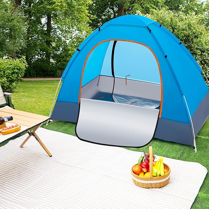 Camping Tents for Homeless Bulk Homeless Backpacking Supplies 2 Person Pop up Adult Waterproof Instant Easy Setup Tent for Hiking, Outdoor, Travel, Camping, Donation