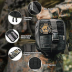 RHINO RESCUE IFAK Trauma Kit with C-A-T Tourniquet, Tactical First Aid Kit Molle Pouch for Military, Combat, Car, Camping, Hiking, Travel (Black)
