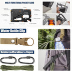 Survival Kit and Emergency Gear - 66 in 1 Outdoor Equipment with First Aid Fire ,Starter, Knife, Compass for Camping, Hiking, Gifts for Men