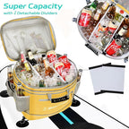Waterproof PVC Material Paddleboard Cooler Deck Bag,40 cans Sup Deck Cooler Bag,Cooler Bag for Paddleboard,Lunch Box Cooler Insulated Bag,Camping Cooler Bag,Kayak Cooler Bag