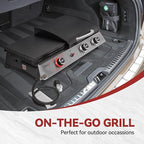 Royal Gourmet PD1305H 3 Burner Propane Gas Grill and Griddle Combo with Lid, 3-in-1 Grill Griddle Combo with 29,000 BTUs Output for Outdoor Cooking, 364 Sq. In. Cooking Area, Silver & Black