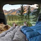 Camping Blanket, Packable Puffy Blanket Down Alternative Blanket Lightweight Windproof Water Resistant for Outdoors,Hiking, Backpacking,Beach,Car,Picnic,Stadium 52x75in
