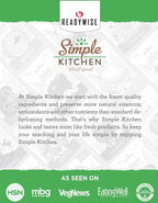 Simple Kitchen Freeze Dried Peas - 17 Servings for Family Meal Prep, Gluten Free & Dehydrated Just Add Water Canned Food, Emergency Survival Food for Camping Meals, Backpacking & Hiking, #10 Can