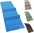 REDCAMP Foldable Foam Camping Pads for Sleeping, Waterproof Closed Cell Foam Camping Sleeping Pad - Ultra-Lightweight for Hiking & Backpacking, R-2.1 Insulated, Royal Blue/Grey/Green/Brown/Khaki