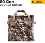 RTIC Ultra-Tough Soft Cooler 50 Can, Insulated Bag Portable Ice Chest Box for Lunch, Beach, Drink, Beverage, Travel, Camping, Picnic, Car, Trips, Floating Cooler Leak-Proof with Zipper